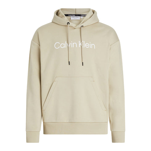 Calvin Klein Felpa con cappuccio Felpa Uomo con logo stampato Beige - Francavilla Moda